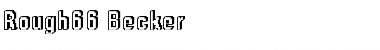 Rough66 Becker Regular Font
