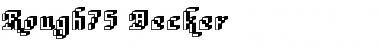 Download Rough75 Becker Font Download Rough75 Becker Font
