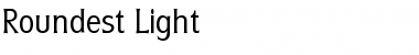 Download Roundest-Light Font