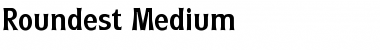 Download Roundest-Medium Font