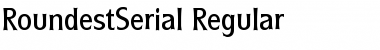 Download RoundestSerial Font