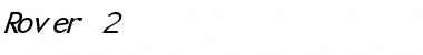 Download Rover 2 Font Download Rover 2 Font
