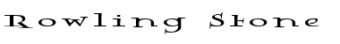 Download Rowling Stone Wide Font Download Rowling Stone Wide Font