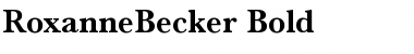 RoxanneBecker Font