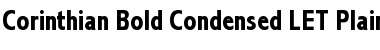 Corinthian Bold Condensed LET Font