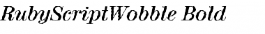 Download RubyScriptWobble Font