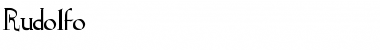 Download Rudolfo Font Download Rudolfo Font