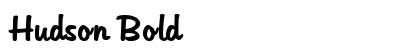 Hudson Bold preview