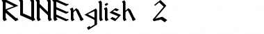 Download RUNEnglish 2 Font Download RUNEnglish 2 Font
