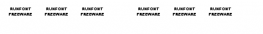 RUNFONT Font