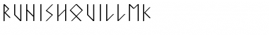 RunishQuillMK Font