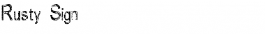 Download Rusty Sign Font Download Rusty Sign Font