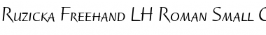 Download Ruzicka Freehand RomanSC Font Download Ruzicka Freehand RomanSC Font