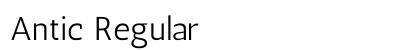 Antic Regular