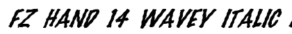 FZ HAND 14 WAVEY ITALIC Normal preview