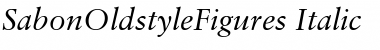 SabonOldstyleFigures Font
