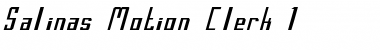 Download Salinas Motion Clerk Font Download Salinas Motion Clerk Font