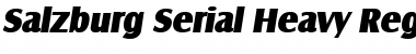 Salzburg-Serial-Heavy Font