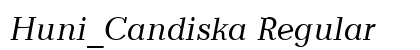 Huni_Candiska Regular preview