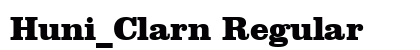 Huni_Clarn Regular preview