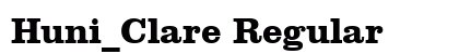 Huni_Clare Regular preview
