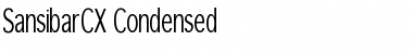 SansibarCX-Condensed Regular Font