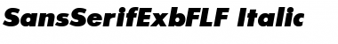 Download SansSerifExbFLF Font