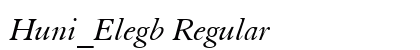 Huni_Elegb Regular preview