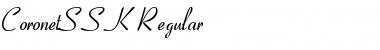 CoronetSSK Regular Font CoronetSSK Regular Font