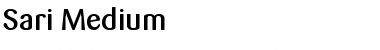 Sari Medium Font Sari Medium Font
