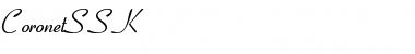 CoronetSSK Regular Font