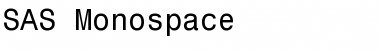 SAS Monospace Roman Font