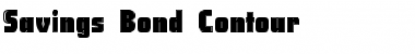 Savings Bond Contour Font