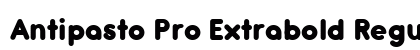 Antipasto Pro Extrabold Regular