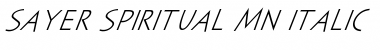 Download Sayer Spiritual MN Font Download Sayer Spiritual MN Font