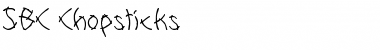 Download SBC Chopsticks Font Download SBC Chopsticks Font