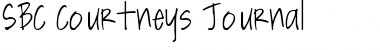Download SBC Courtneys Journal Font Download SBC Courtneys Journal Font