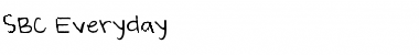 Download SBC Everyday Font Download SBC Everyday Font