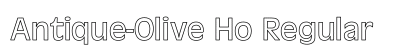 Antique-Olive Ho Regular