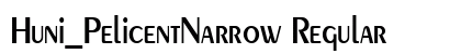 Huni_PelicentNarrow Regular preview