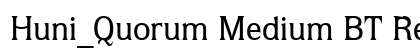 Huni_Quorum Medium BT Regular preview