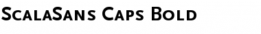 ScalaSans Caps Bold Font