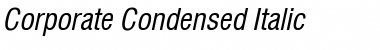 Corporate Condensed Font
