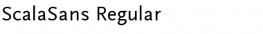 ScalaSans Regular Font