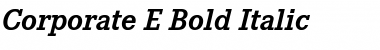 Download Corporate E BQ Font