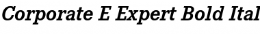 Corporate E Expert BQ Font