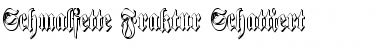 Download Schmalfette Fraktur Schattiert Font