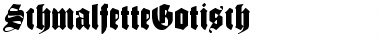 Download SchmalfetteGotisch Font Download SchmalfetteGotisch Font