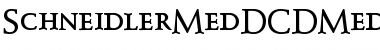 SchneidlerMedDCDMed Regular Font