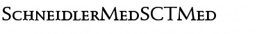 SchneidlerMedSCTMed Font